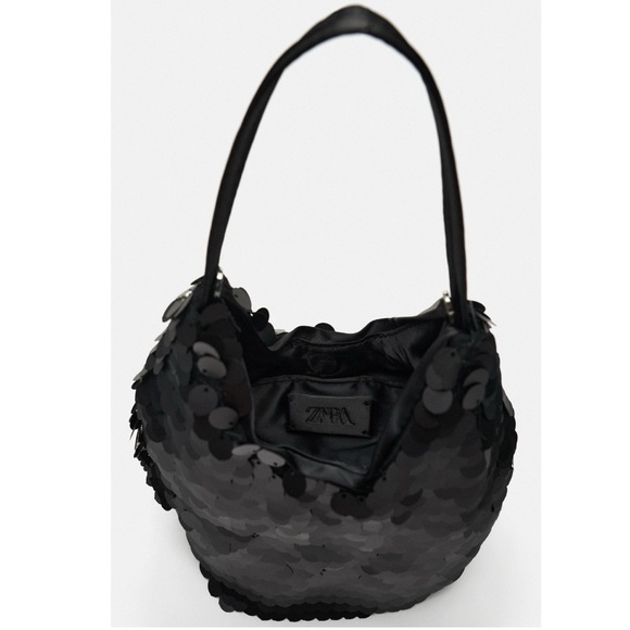 Zara sequin mini bucket bag - Picture 9 of 10
